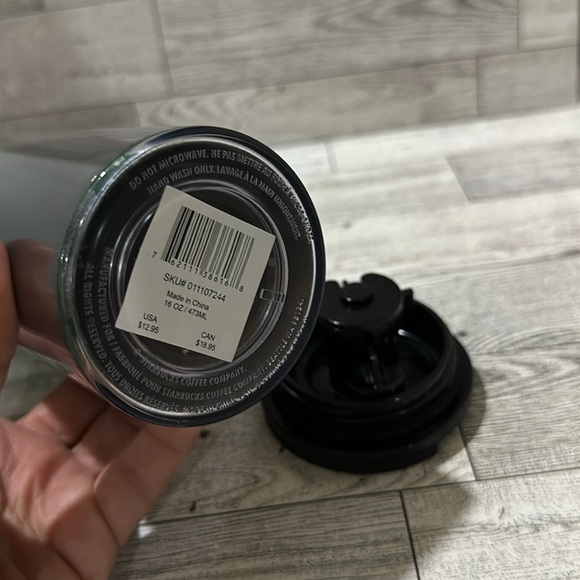 Starbucks glittery sparkling Emerald green coffee tea tumbler new - Picture 6 of 6